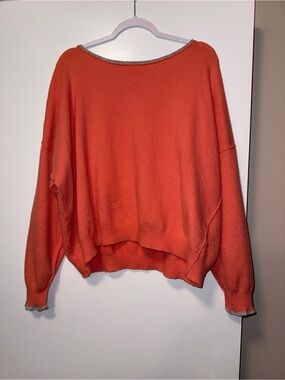 Free People See Me Coral Pullover